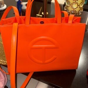 Telfar medium shopping bag - Orange